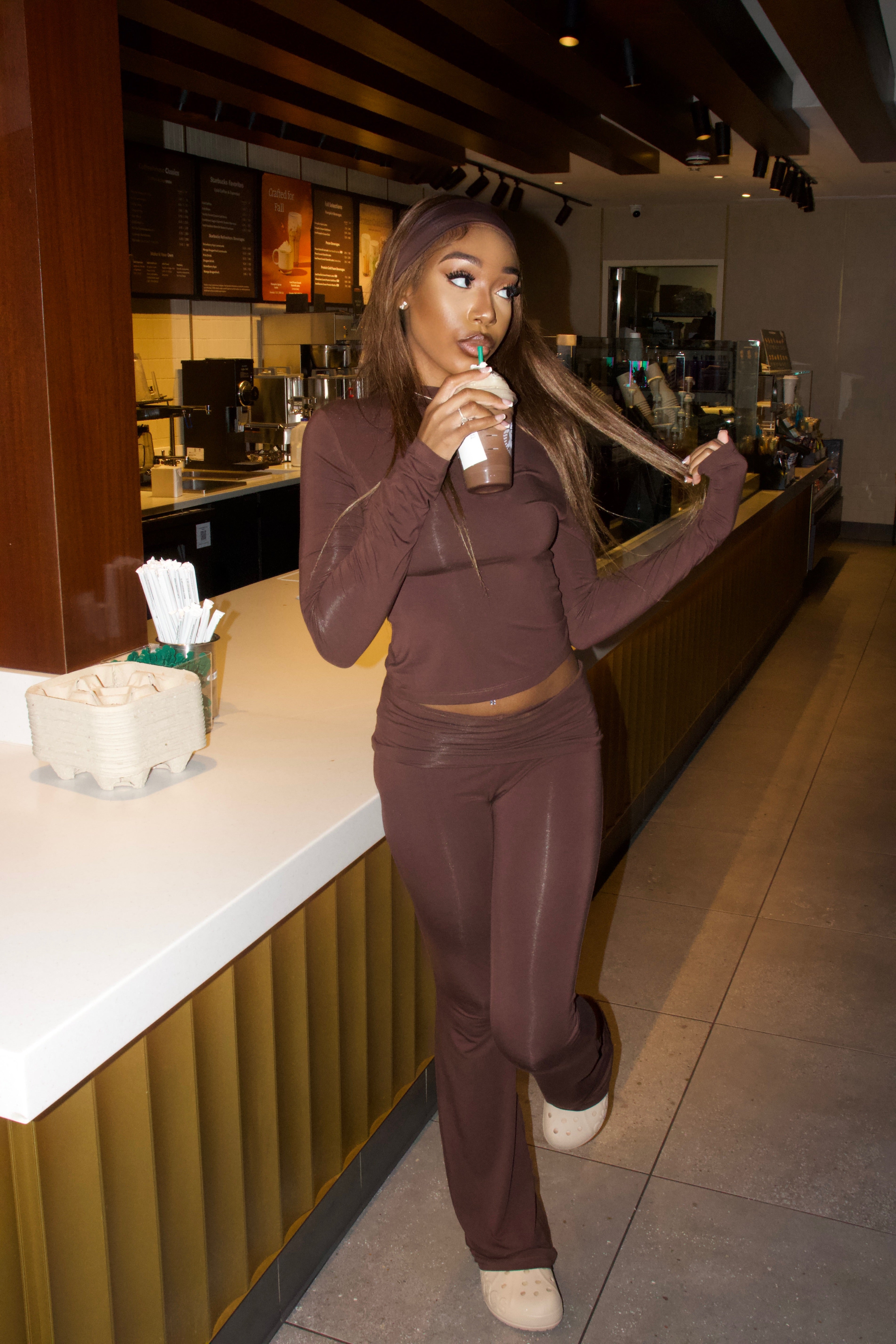 YOGA LOUNGE SET 'MOCHA'