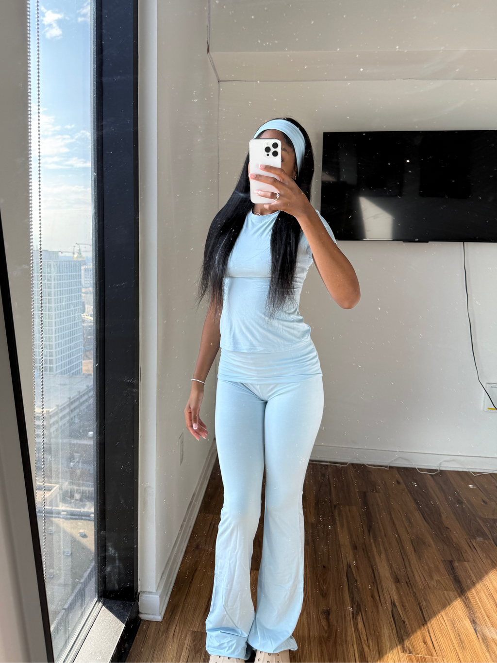 'FORGET ME NOT' SHORT SLEEVE SET