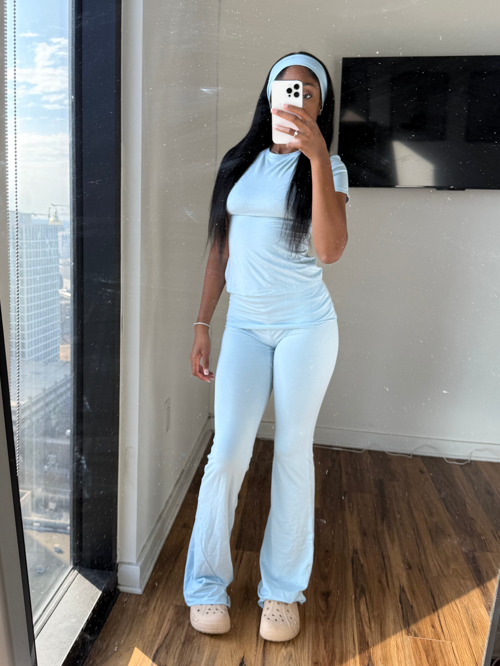 'FORGET ME NOT' SHORT SLEEVE SET