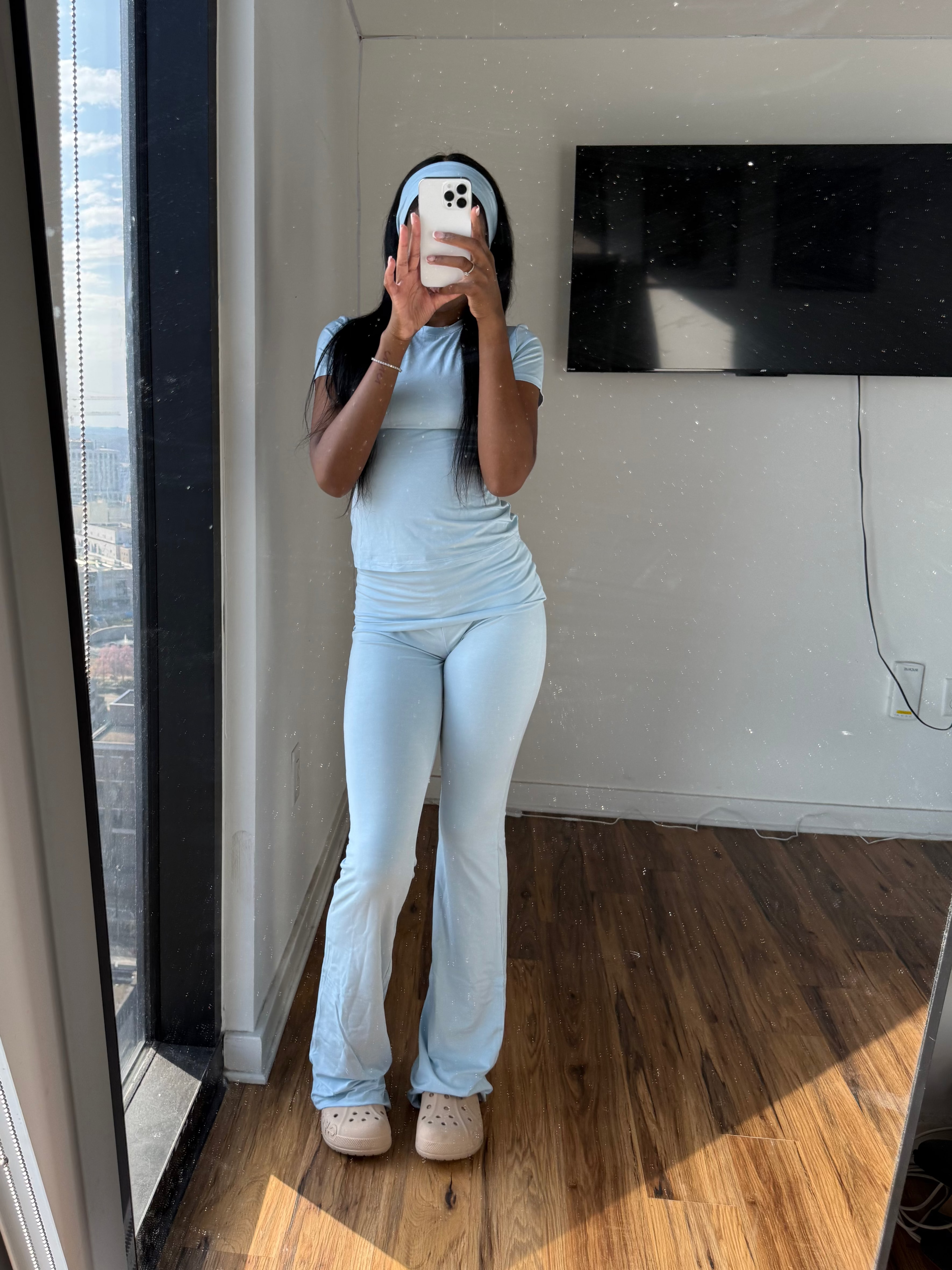 'FORGET ME NOT' SHORT SLEEVE SET