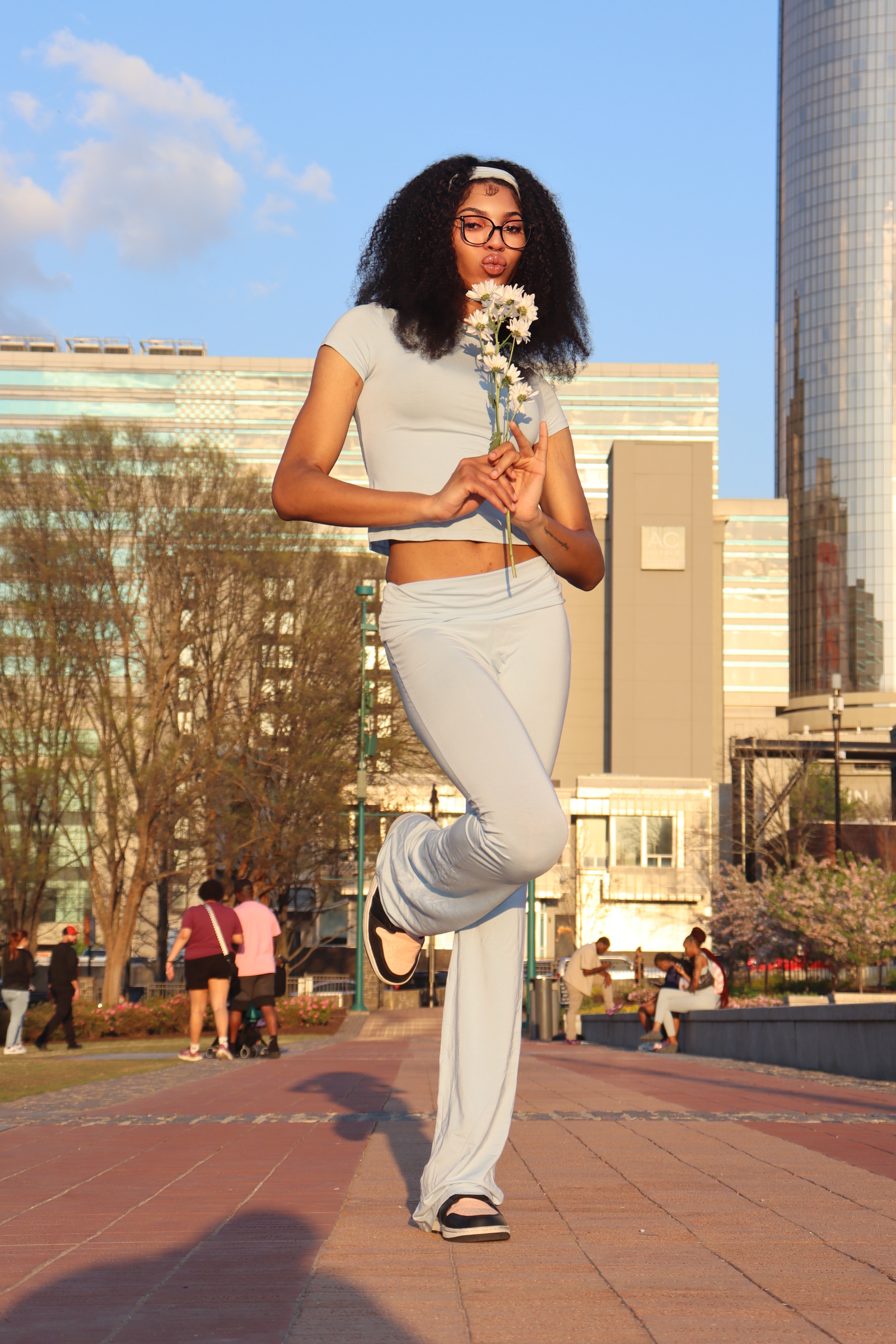 'FORGET ME NOT' SHORT SLEEVE SET