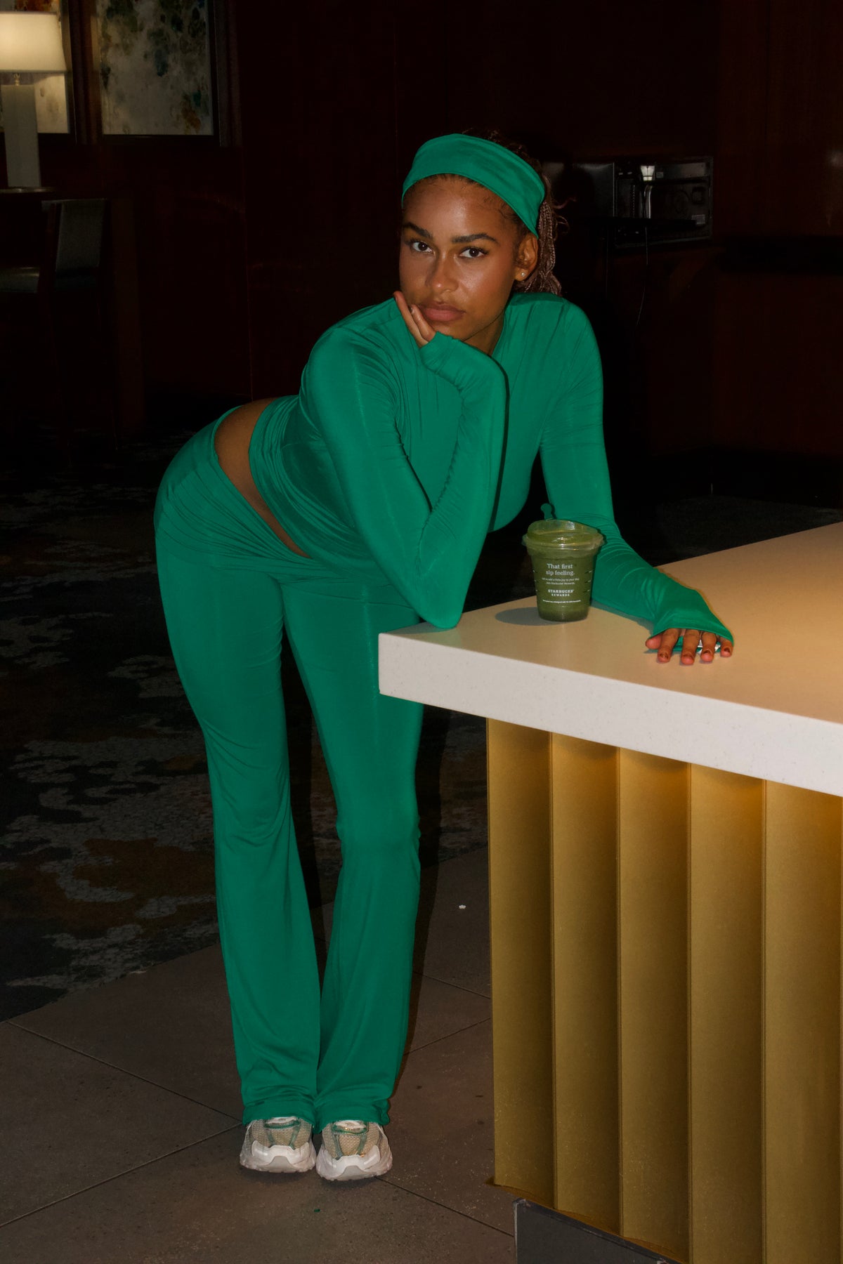 YOGA LOUNGE SET 'MATCHA'