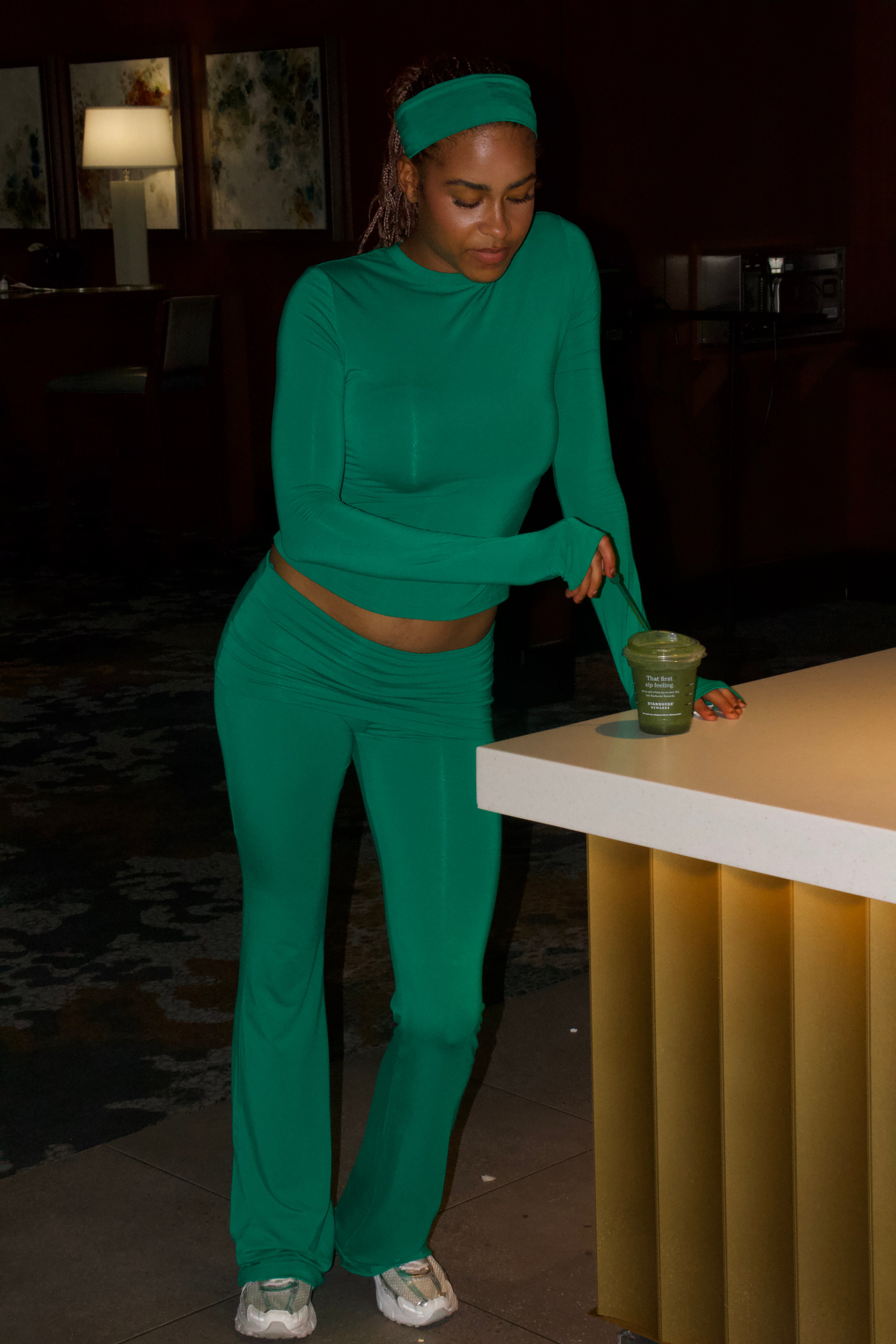 YOGA LOUNGE SET 'MATCHA'